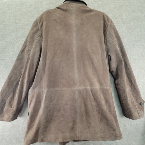 Brioni Bergdorf Goodman Italian Suede Leather Safari Jacket Men EU52/US42 Luxury - Picture 3 of 16